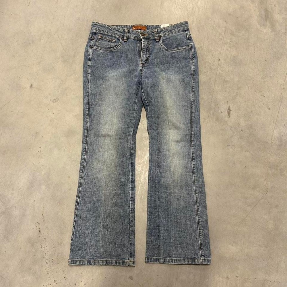 Y2K Light Wash Flared Bootcut Wide Leg‎ Fall Essential Low Rise Jeans